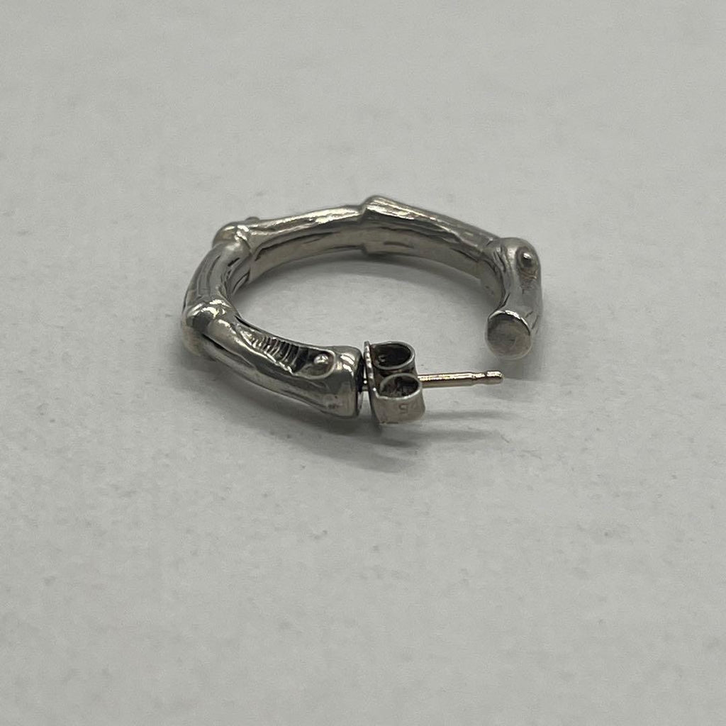Tiffany & Co Bamboo Hoop Earrings Large — view 6