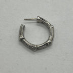 Tiffany & Co Bamboo Hoop Earrings Large — view 7