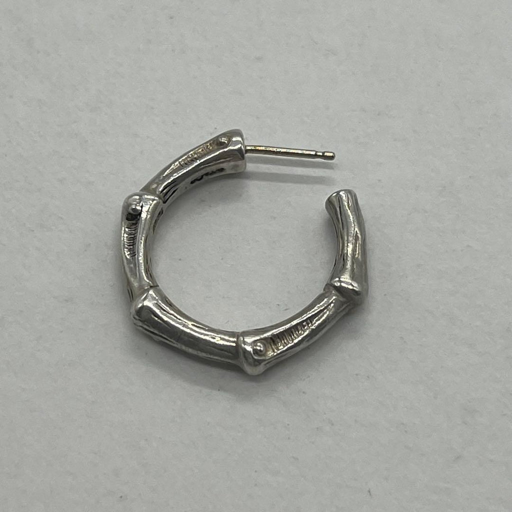 Tiffany & Co Bamboo Hoop Earrings Large — view 8