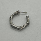 Tiffany & Co Bamboo Hoop Earrings Large — view 8