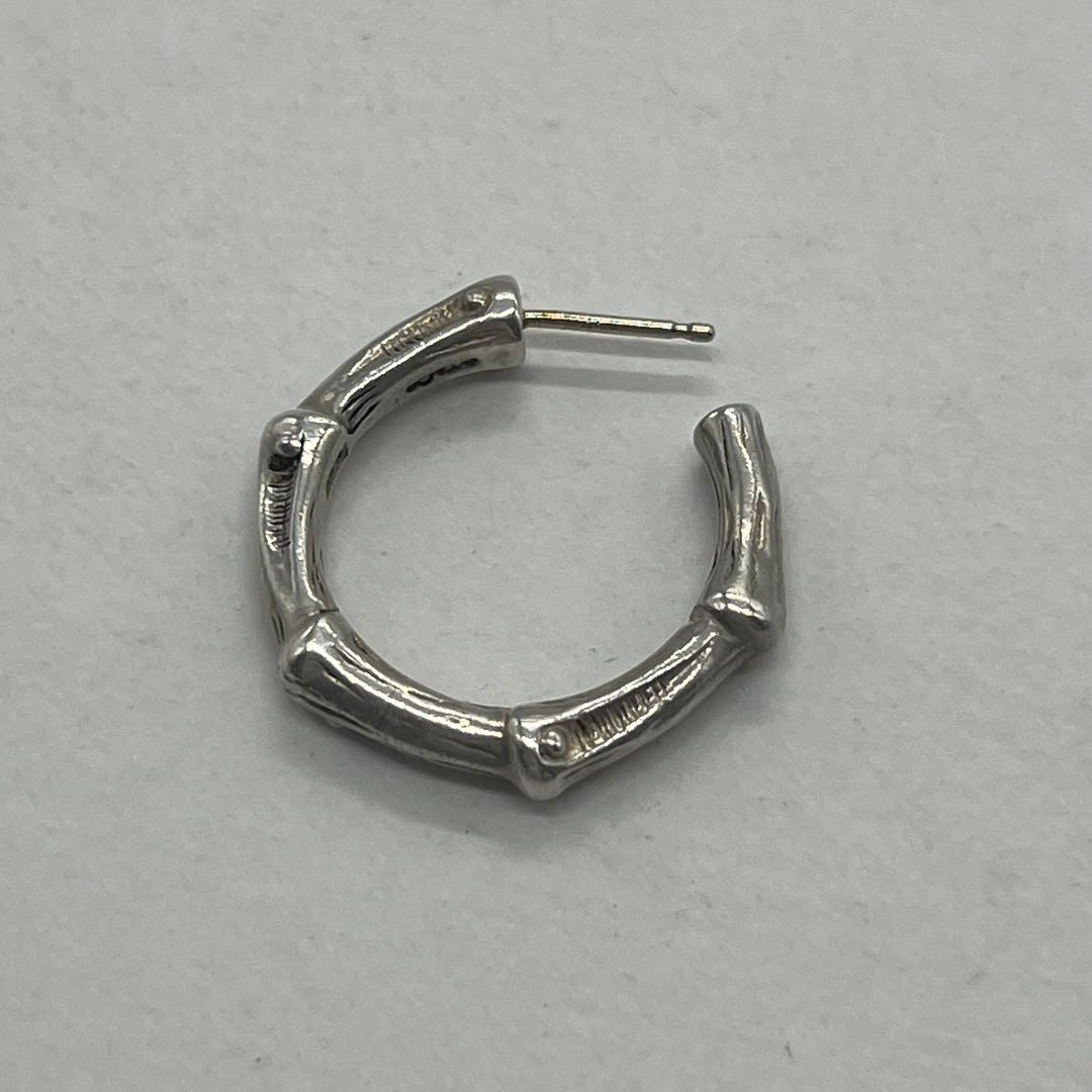 Tiffany & Co Bamboo Hoop Earrings Large — view 8