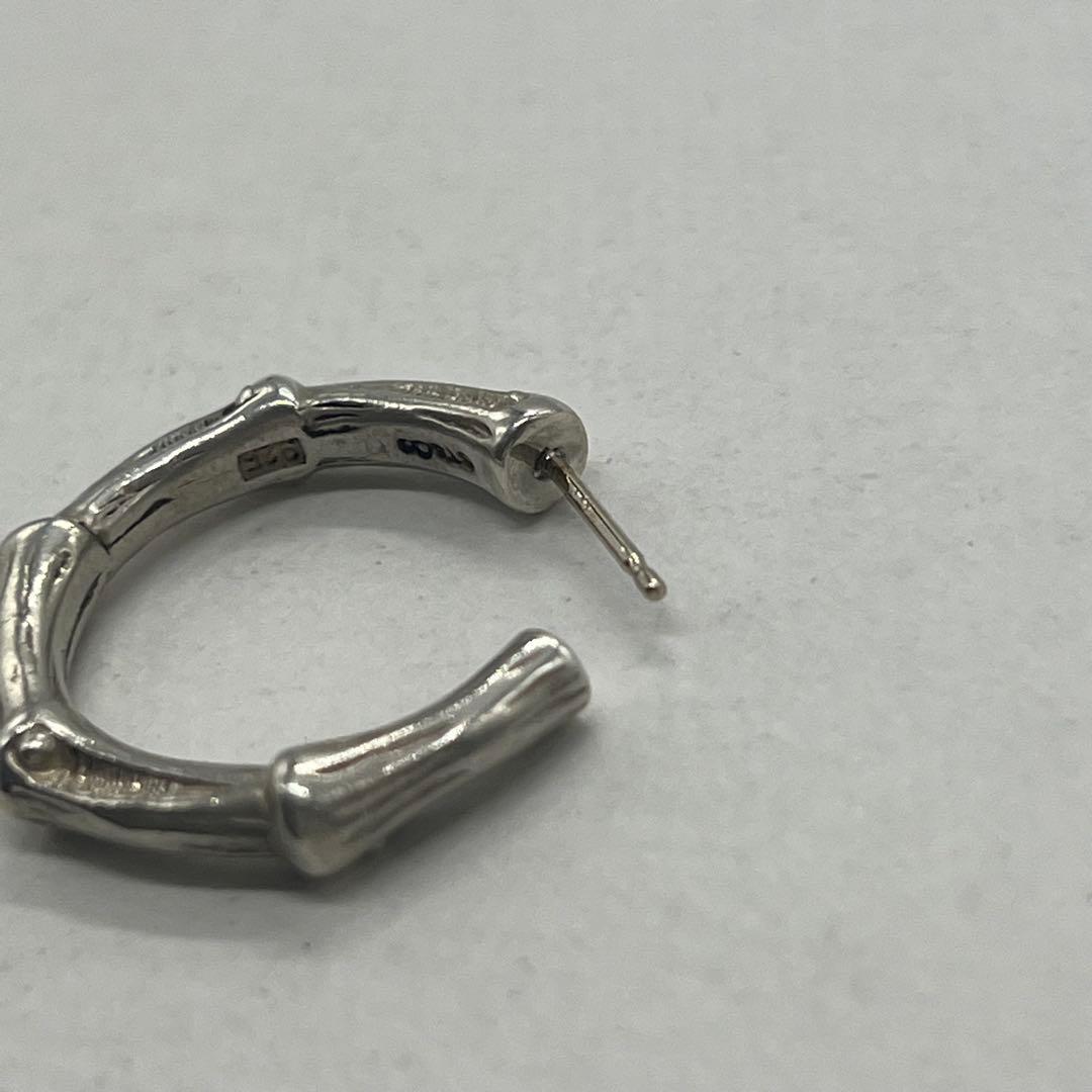 Tiffany & Co Bamboo Hoop Earrings Large — view 9