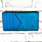 Louis Vuitton Monogram Taigarama Fragment Case Blue — view 3