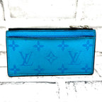 Louis Vuitton Monogram Taigarama Fragment Case Blue — view 4