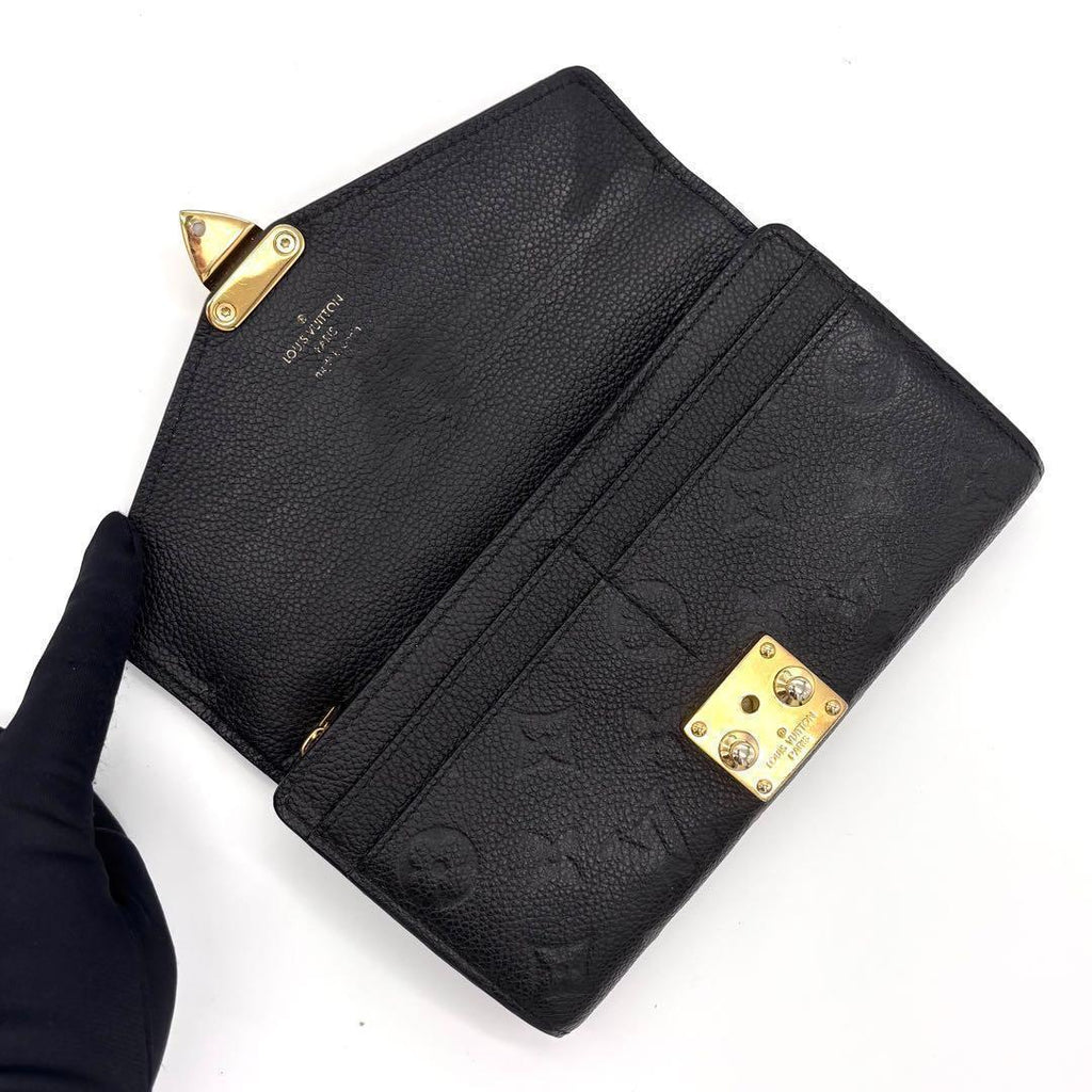 Louis Vuitton Monogram Empreinte Portefeuille Metis Wallet Flap — view 3