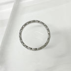 Chanel Quilted Coco Crush Marriage Ring Platinum — view 3