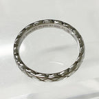 Chanel Quilted Coco Crush Marriage Ring Platinum — view 4