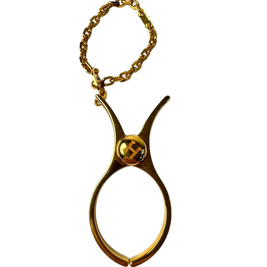 Hermes Phil Glove Holder Gold Charm Gloves — view 3