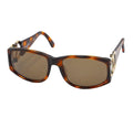 Chanel Side CC Logo Tortoiseshell Sunglasses Eyewear