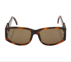 Chanel Side CC Logo Tortoiseshell Sunglasses Eyewear — view 2