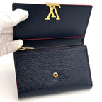 Louis Vuitton Wallet Portefeuille Capucines Compact Navy — view 3