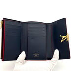 Louis Vuitton Wallet Portefeuille Capucines Compact Navy — view 4
