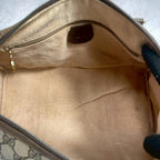 Gucci GG Boston Bag Hand Brown Leather Logo — view 5