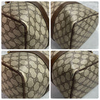 Gucci GG Boston Bag Hand Brown Leather Logo — view 9