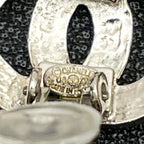Chanel CC Logo Earrings Silver Icon Coco — view 9