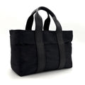 Hermes Acapulco PM Nylon Leather Black Silver Handbag
