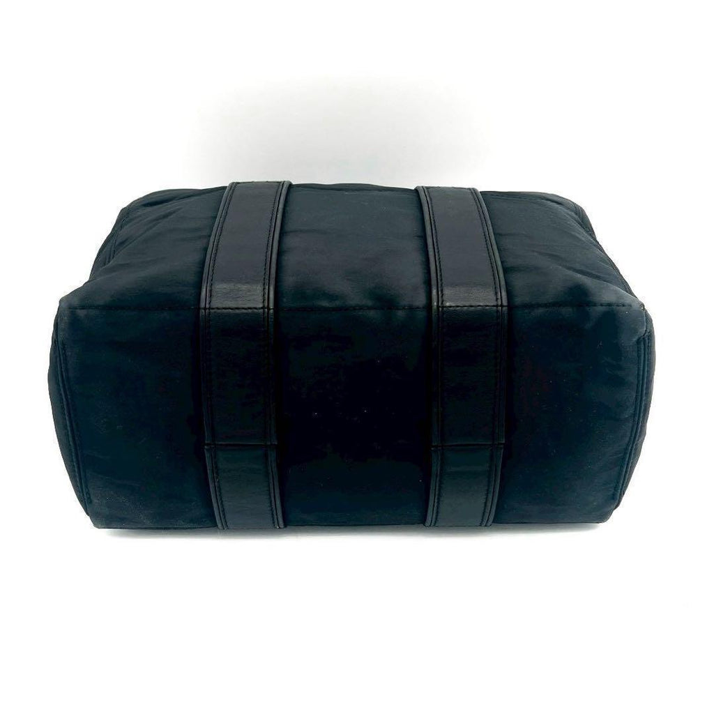 Hermes Acapulco PM Nylon Leather Black Silver Handbag — view 7
