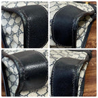 Gucci GG Supreme Business Hand Bag Leather Navy — view 5