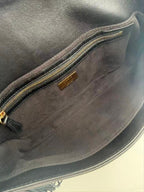 Fendi Fringe Baguette Shoulder Bag Black — view 6