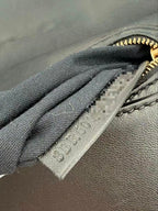 Fendi Fringe Baguette Shoulder Bag Black — view 8