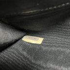 Chanel Bicolor Quilted Mini CC Logo Wallet Black — view 9