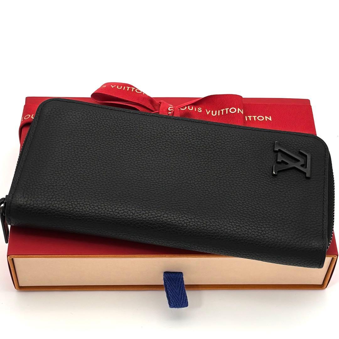 Louis Vuitton Wallet Zippy Vertical Aerogram Black