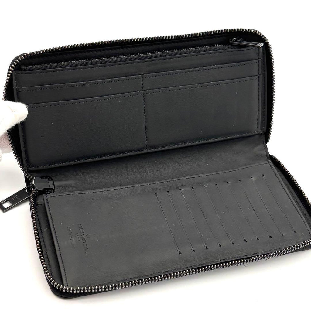 Louis Vuitton Wallet Zippy Vertical Aerogram Black — view 3