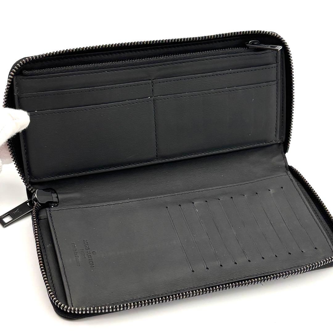 Louis Vuitton Wallet Zippy Vertical Aerogram Black — view 3