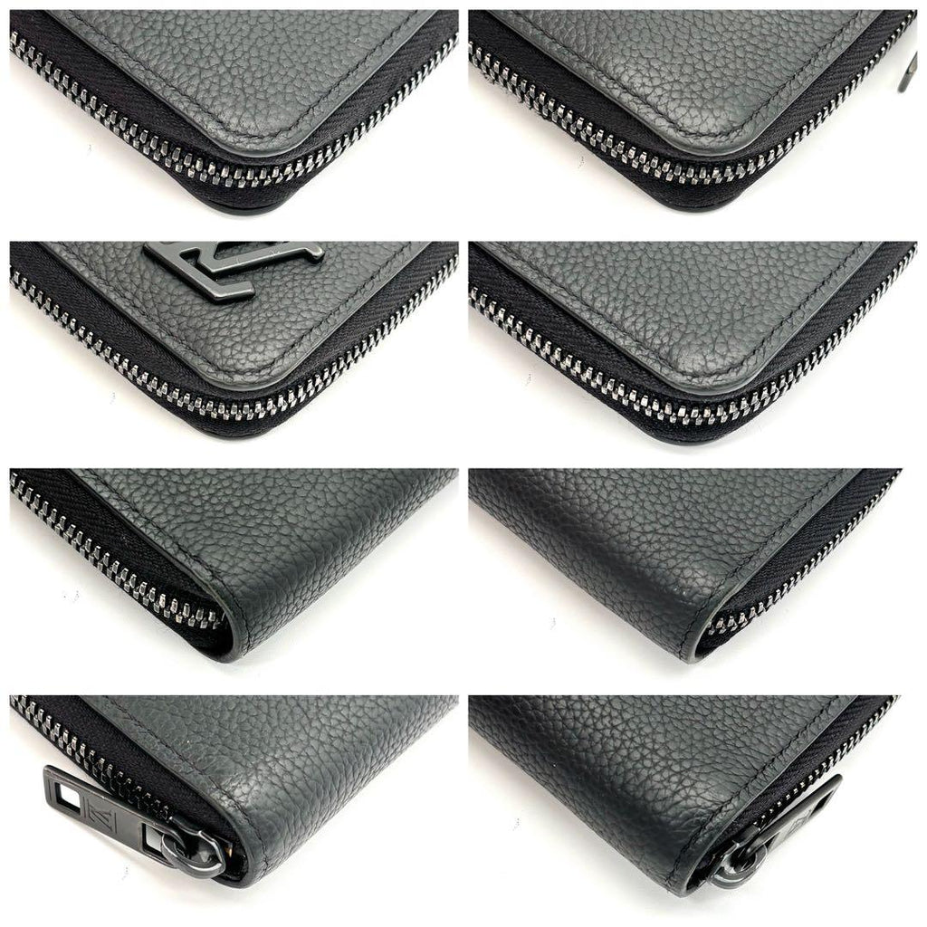 Louis Vuitton Wallet Zippy Vertical Aerogram Black — view 8