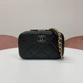 Chanel 19 Quilted CC Logo Lambskin Shoulder