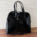 Celine Leather Gold Hand Bag Black — view 2