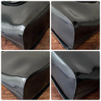 Celine Leather Gold Hand Bag Black — view 5