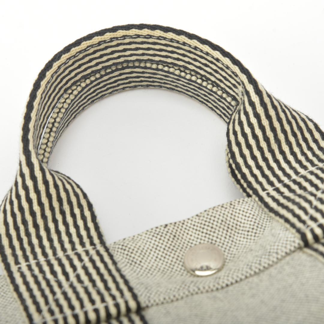 Hermes New Fourre Tout PM Handbag Canvas Gray Tote — view 5