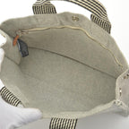 Hermes New Fourre Tout PM Handbag Canvas Gray Tote — view 7
