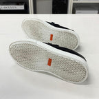 Hermes Game Leather Kelly Slip Ons Black Heel — view 6