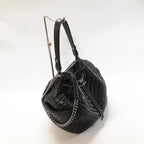 Chanel Lambskin Quilted Stitch Drawstring Shoulder — view 2