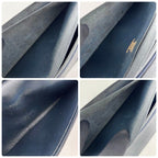 Hermes Bearn Classic Bifold Wallet Navy Leather Epsom — view 5