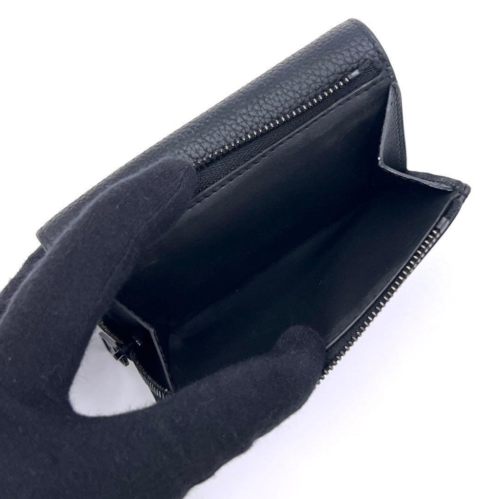 Louis Vuitton Aerogram Portefeuille Pilot Trifold Wallet Black — view 5