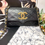 Chanel Vintage CC Logo Quilted Chain Shoulder — view 2