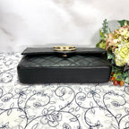 Chanel Vintage CC Logo Quilted Chain Shoulder — view 6