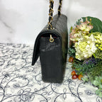 Chanel Vintage CC Logo Quilted Chain Shoulder — view 7