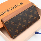Louis Vuitton Monogram Macassar Portefeuille Brazza Vachetta Leather Wallet — view 2