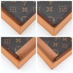 Louis Vuitton Monogram Macassar Portefeuille Brazza Vachetta Leather Wallet — view 7