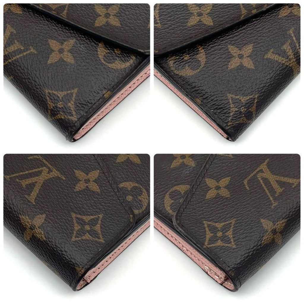 Louis Vuitton Monogram Portefeuille Sarah Rose Ballerine Wallet — view 9