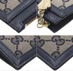 Gucci GG Canvas Card Case Coin Purse Business Holder — view 3