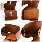 Celine Trifold Wallet 16 Seeds Small Brown — view 5