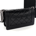 Chanel Boy Black Lambskin Shoulder — view 2