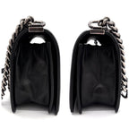 Chanel Boy Black Lambskin Shoulder — view 7