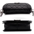 Chanel Boy Black Lambskin Shoulder — view 8