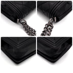 Chanel Boy Black Lambskin Shoulder — view 9